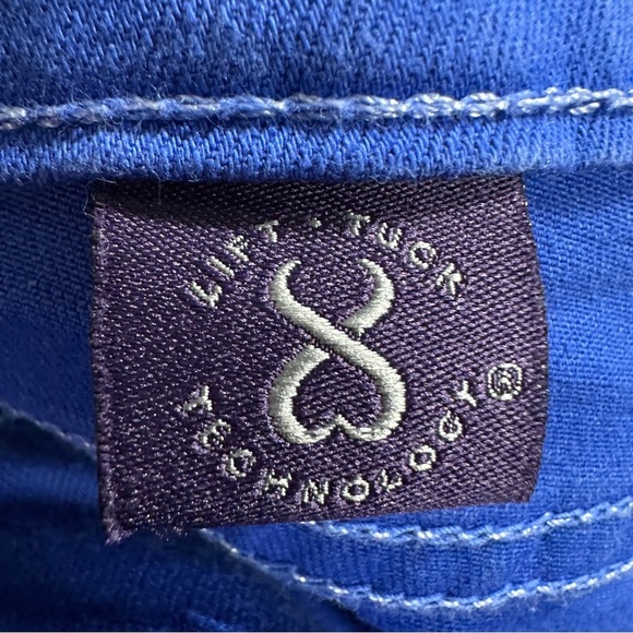 NYDJ size 10 blue ankle pants, cotton blend, fall, transitional, summer, casual - Picture 7 of 12